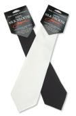 kravata černá habotai 10, 9,5x142 cm